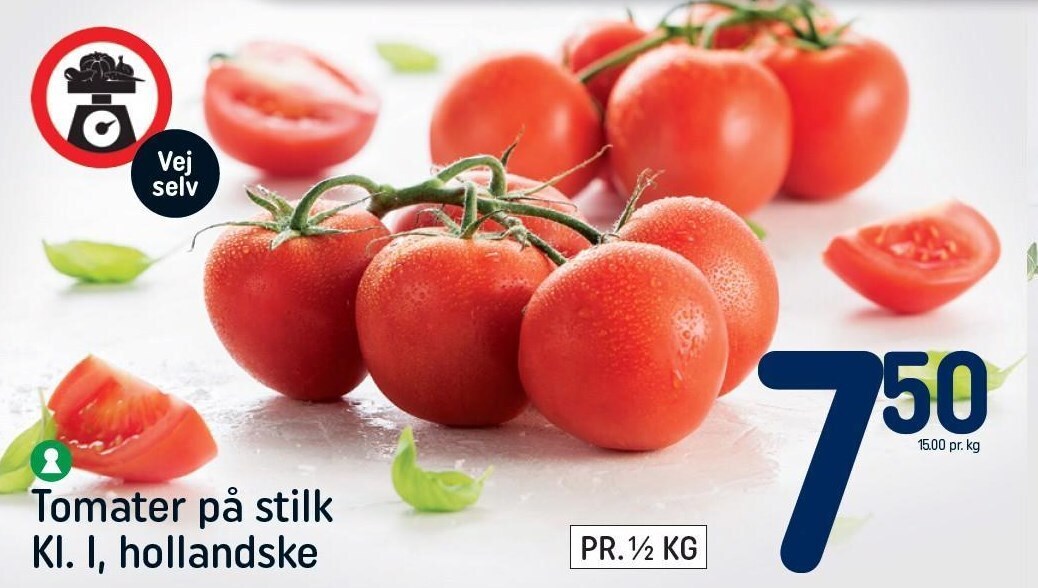 Rema 1000 Tomater på stilk tilbud