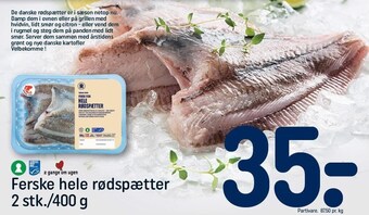 REMA 1000 Ferske hele rødspætter tilbud