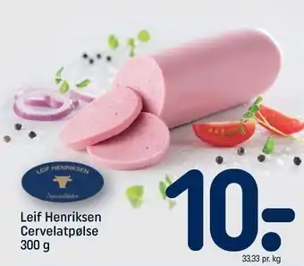 REMA 1000 Leif Henriksen Cerveatpølse tilbud