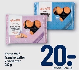 REMA 1000 Karen Volf franske vafler tilbud