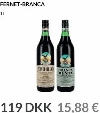 Nielsen's Discount Fernet-Branca 1L tilbud