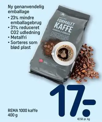 REMA 1000 REMA 1000 kaffe tilbud