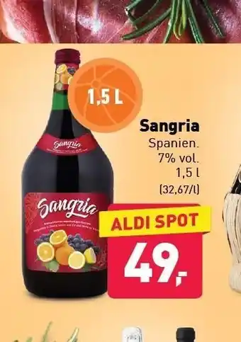 ALDI Sangria 1,5L tilbud