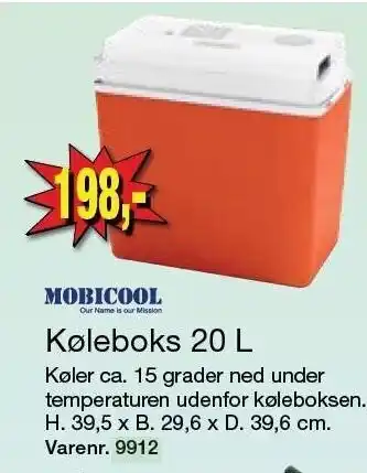 Harald Nyborg Køleboks 20L tilbud