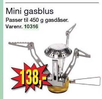 Harald Nyborg Mini gasblus tilbud