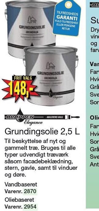 Harald Nyborg grundingsolie tilbud