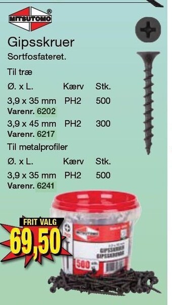 Gipsskruer
