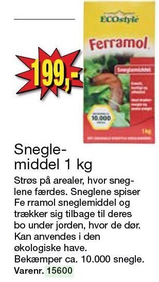 Harald Nyborg Sneglemiddel 1 kg tilbud