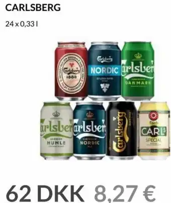 Nielsen's Discount Carlsberg 24x 0,33L tilbud