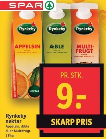 SPAR Rynkeby nektar tilbud