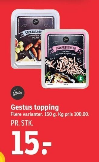 Gestus topping