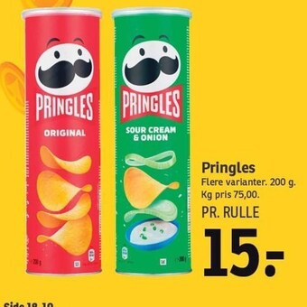 SPAR Pringles tilbud