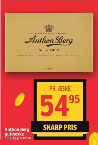 SPAR Anthon Berg guldæske tilbud