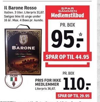 SPAR Il Barone rosso tilbud
