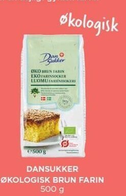 MENY Dansukker økologisk brun farin tilbud