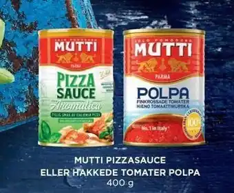 MENY Mutti Pizzasauce el. hakkede tomater polpa tilbud