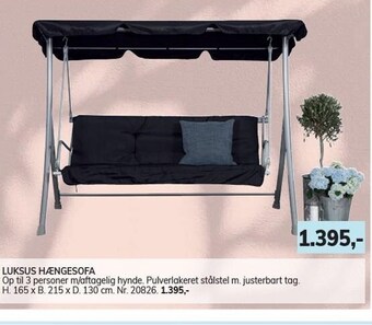 Daells Bolighus Luksus hængesofa tilbud