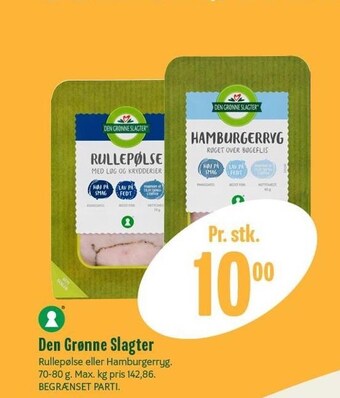 Min Købmand Den Grønne slagter tilbud