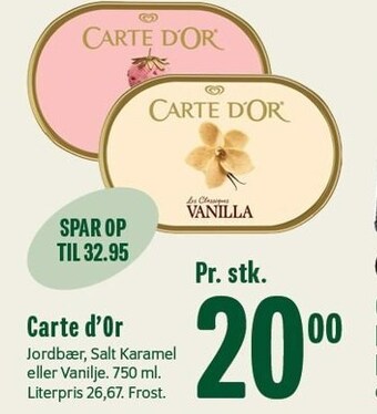 Min Købmand Carte d'Or tilbud