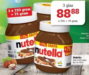 Poetzsch Padborg Nutella 3 glas tilbud