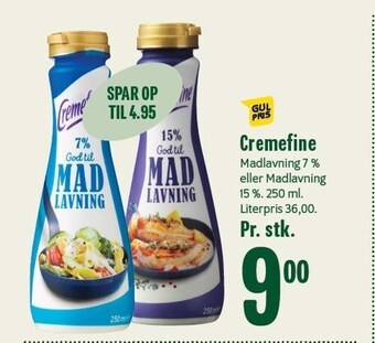 Min Købmand Cremefine tilbud