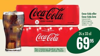 Min Købmand Coca-Cola el. Coca-Cola Zero tilbud