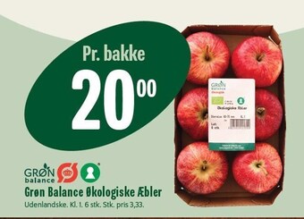 Grøn Balance Økologiske Æbler