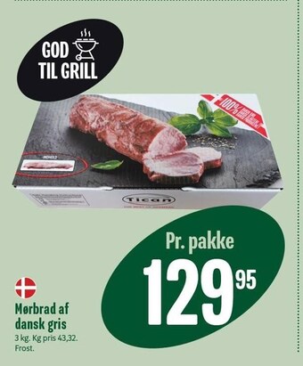 Min Købmand Mørbrad af dansk gris tilbud