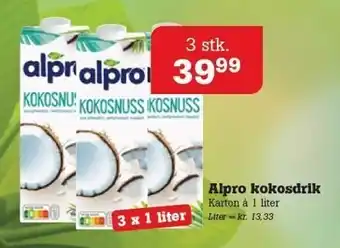 Poetzsch Padborg Alpro kokosdrik 3 stk tilbud