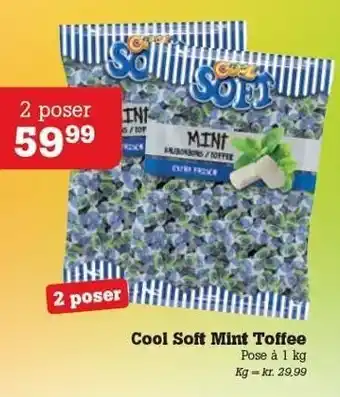 Poetzsch Padborg Cool Soft Mint Toffee 2 poser tilbud