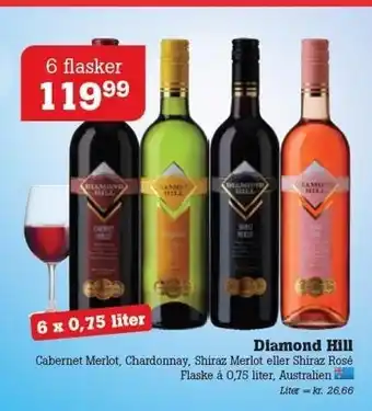Diamond Hill 6 flasker