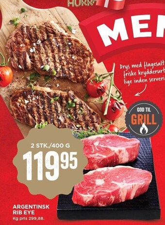 MENY Argentinsk Rib Eye tilbud
