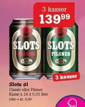Poetzsch Padborg Slots øl 3 kasser tilbud