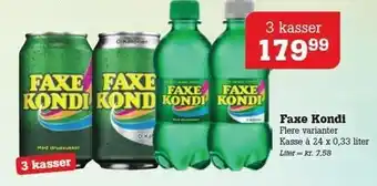 Poetzsch Padborg Faxe Kondi 3 kasser tilbud