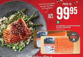 MENY Glyngøre lakseportioner el. lakseside tilbud