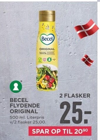 MENY Becel Flydende Original tilbud