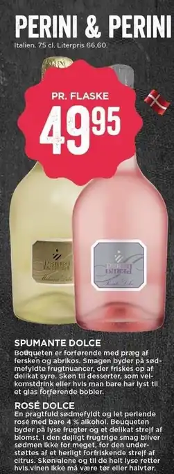 MENY Spumante Dolce el. Rose Dolce tilbud