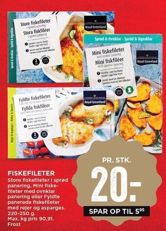 MENY Fiskefileter tilbud