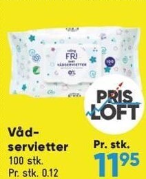 Bilka Vådservietter tilbud