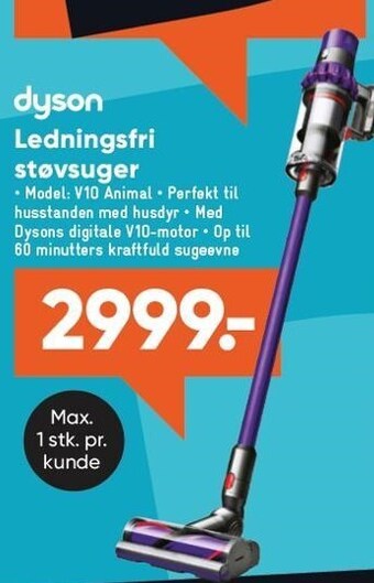 Bilka Ledningsfri støvsuger tilbud