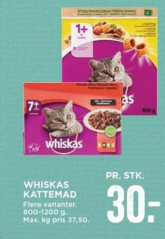 MENY Whiskas Kattemad tilbud