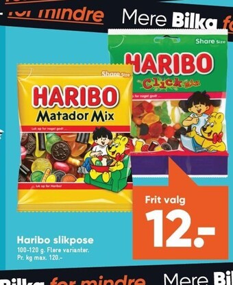Bilka Haribo slikpose tilbud
