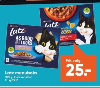 Bilka Latz menuboks tilbud