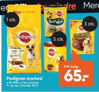 Bilka Pedigree marked tilbud