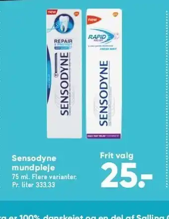 Bilka Sensodyne mundpleje tilbud