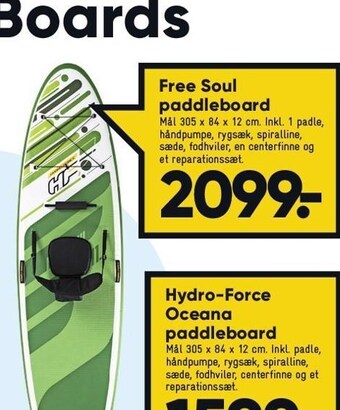 Bilka Free Soul paddleboard tilbud
