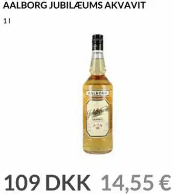 Nielsen's Discount Aalborg Jubilæumsakvavit 1L tilbud
