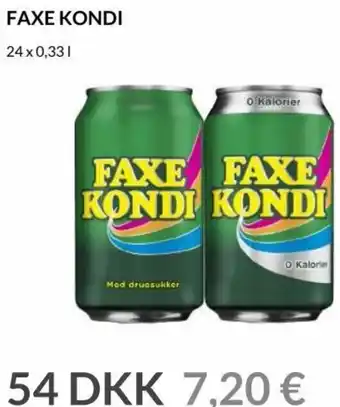 Nielsen's Discount Faxe Kondi 24x0,33L tilbud