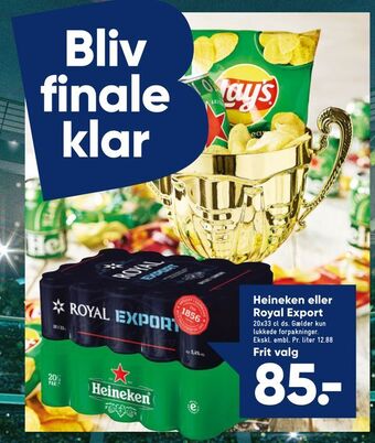 Heineken eller Royal Export