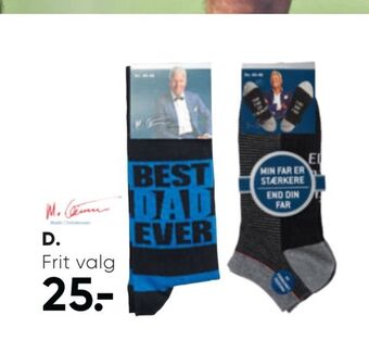 Bilka Mads Christensen strømper eller footies tilbud